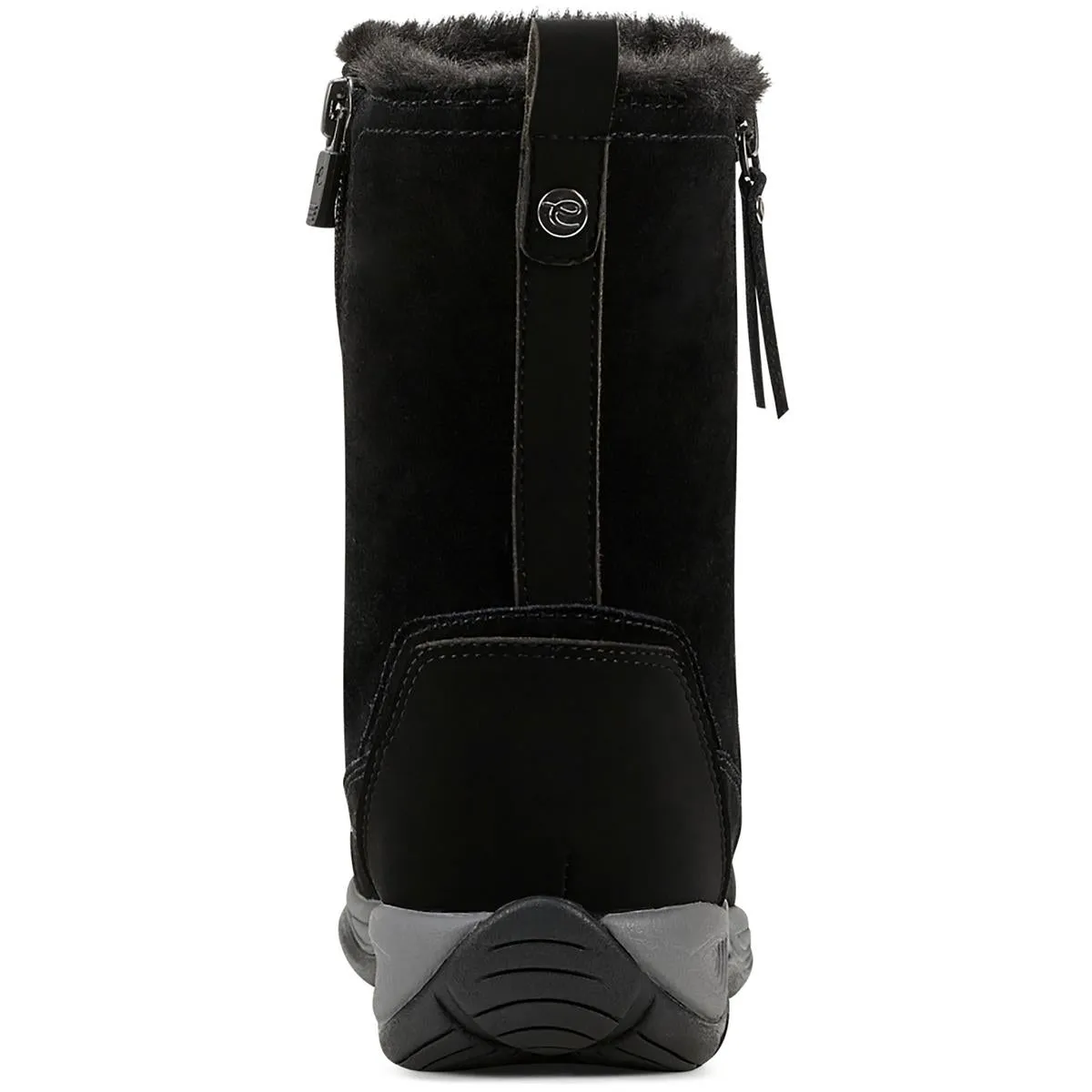 Exparunn Womens Suede Faux Fur Winter & Snow Boots