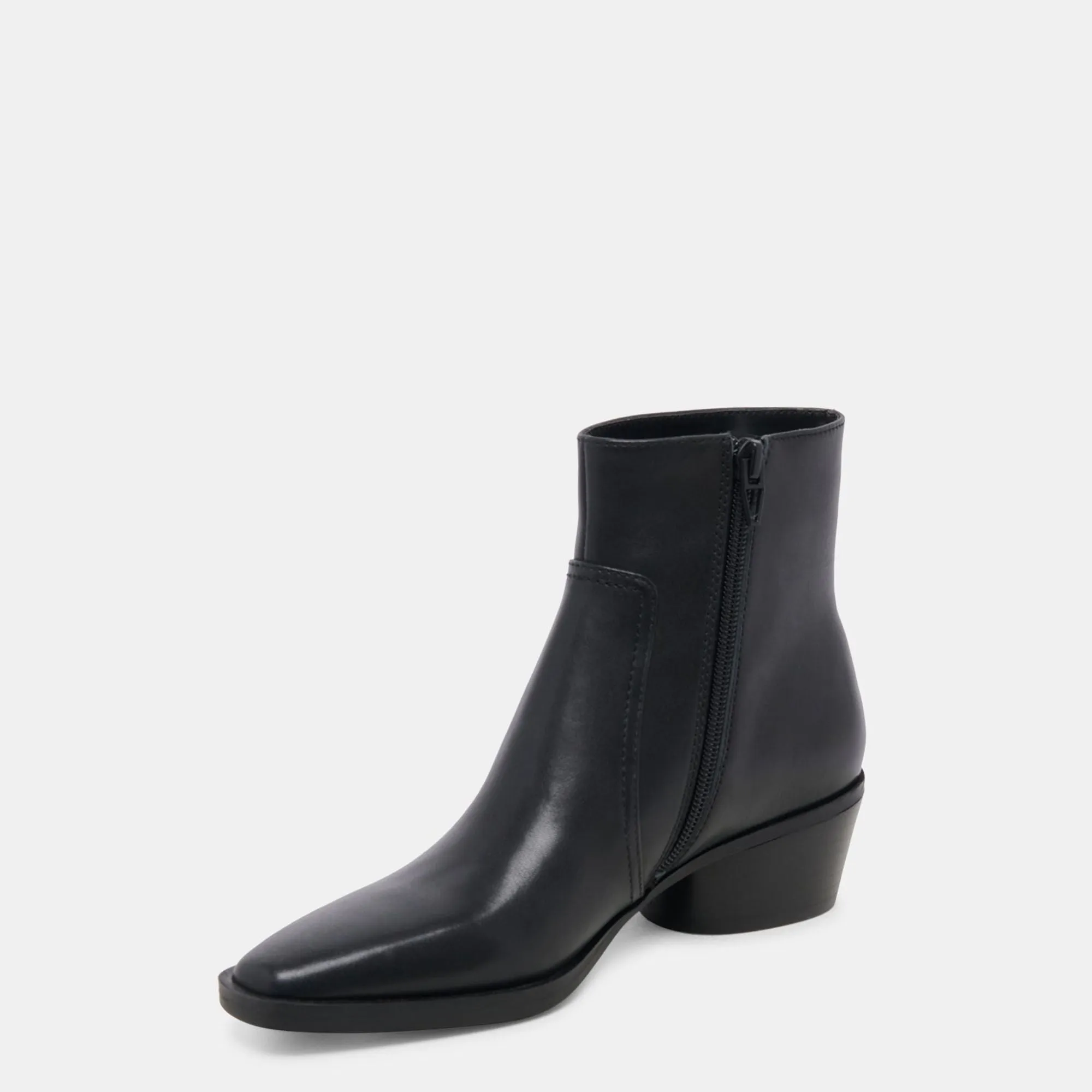 Fahari H2o Wide Booties Black Leather