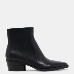 Fahari H2o Wide Booties Black Leather