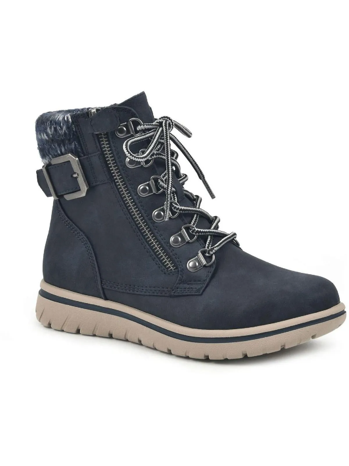 Hearty Womens Faux Suede Winter & Snow Boots