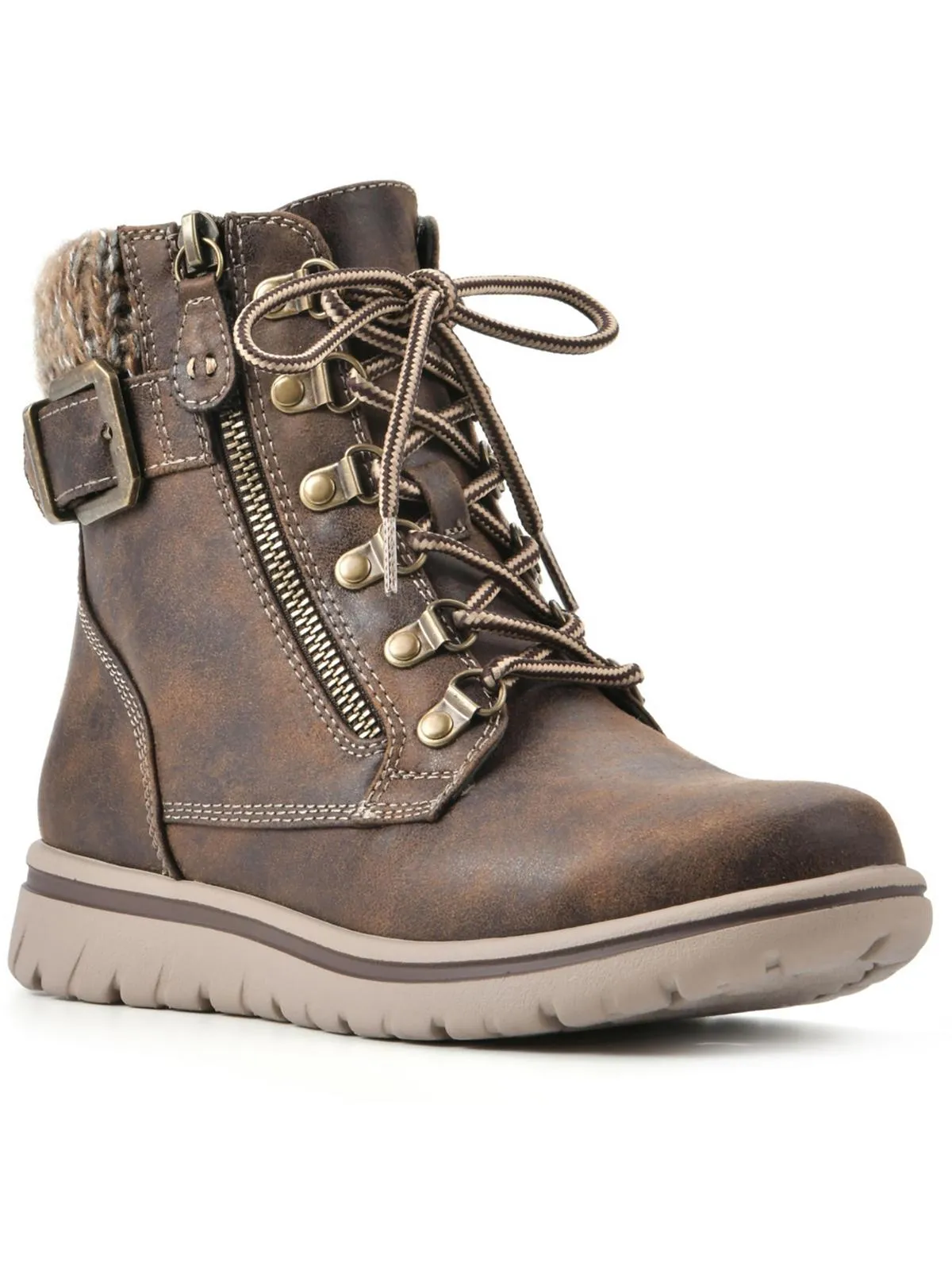 Hearty Womens Faux Suede Winter & Snow Boots