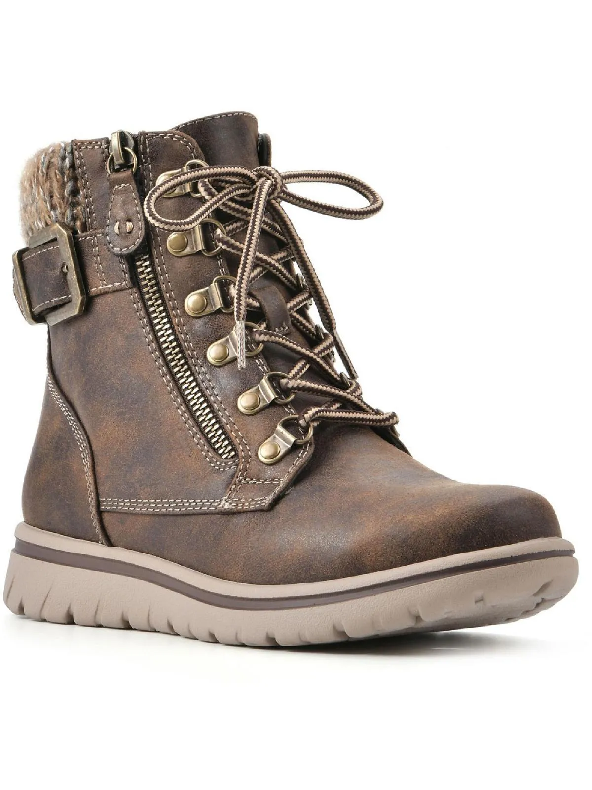 Hearty Womens Faux Suede Winter & Snow Boots