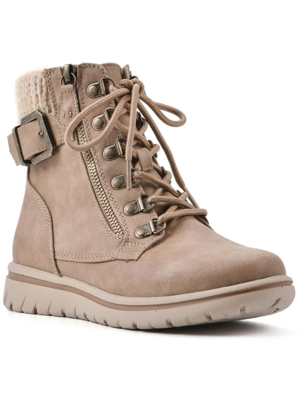 Hearty Womens Faux Suede Winter & Snow Boots