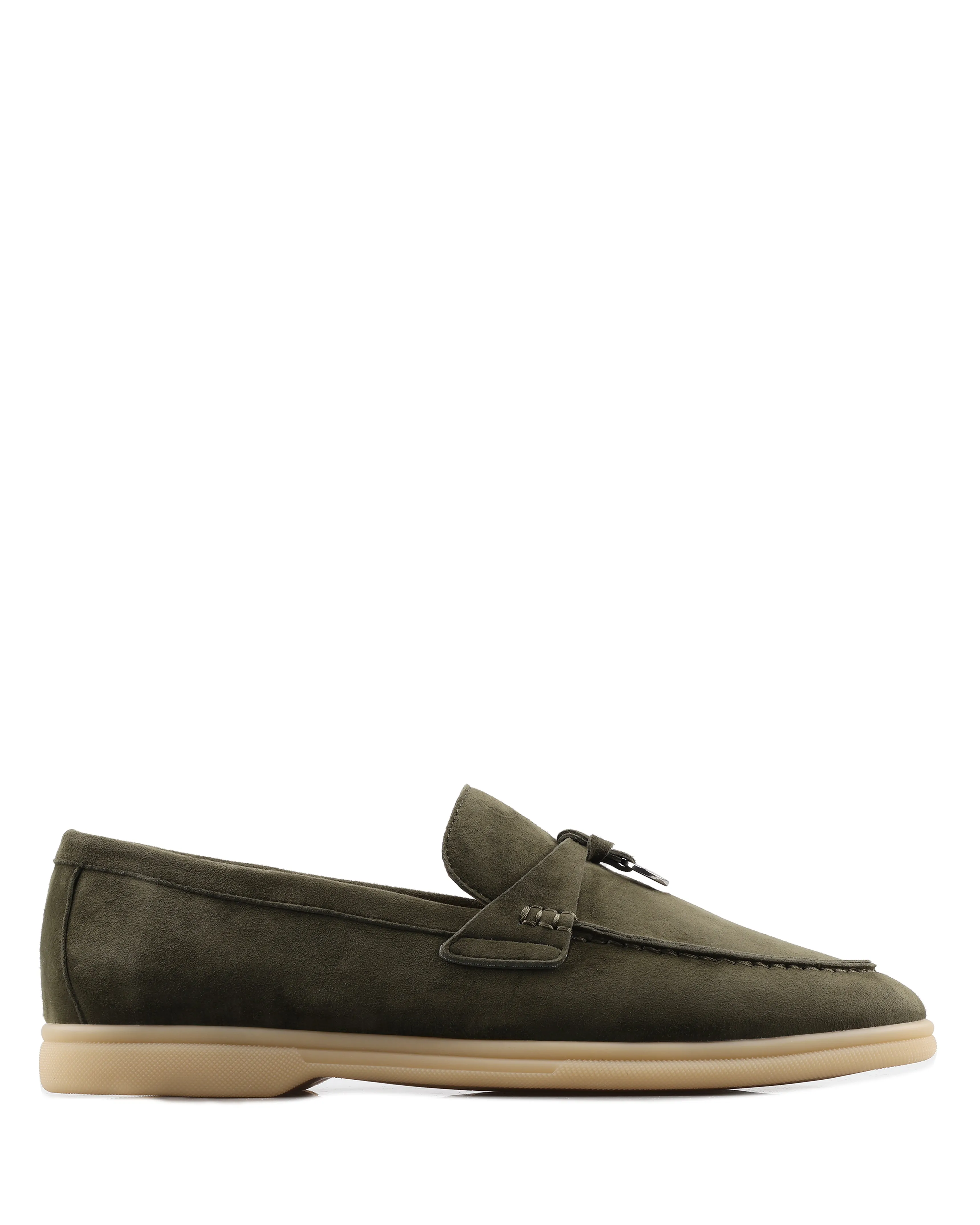 Jamie Khaki Suede