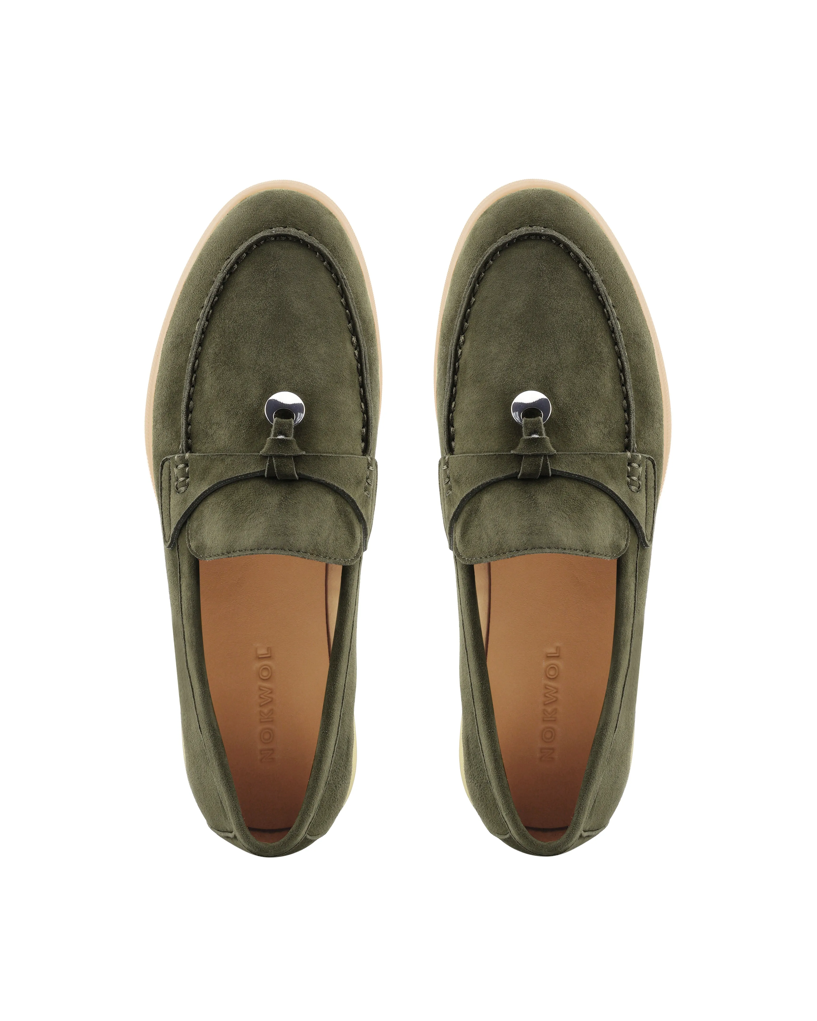 Jamie Khaki Suede