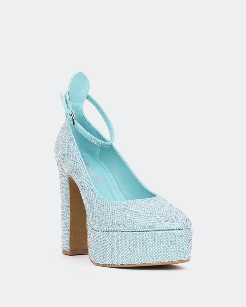 Jayne, Turquoise Suede/Suède Tur.