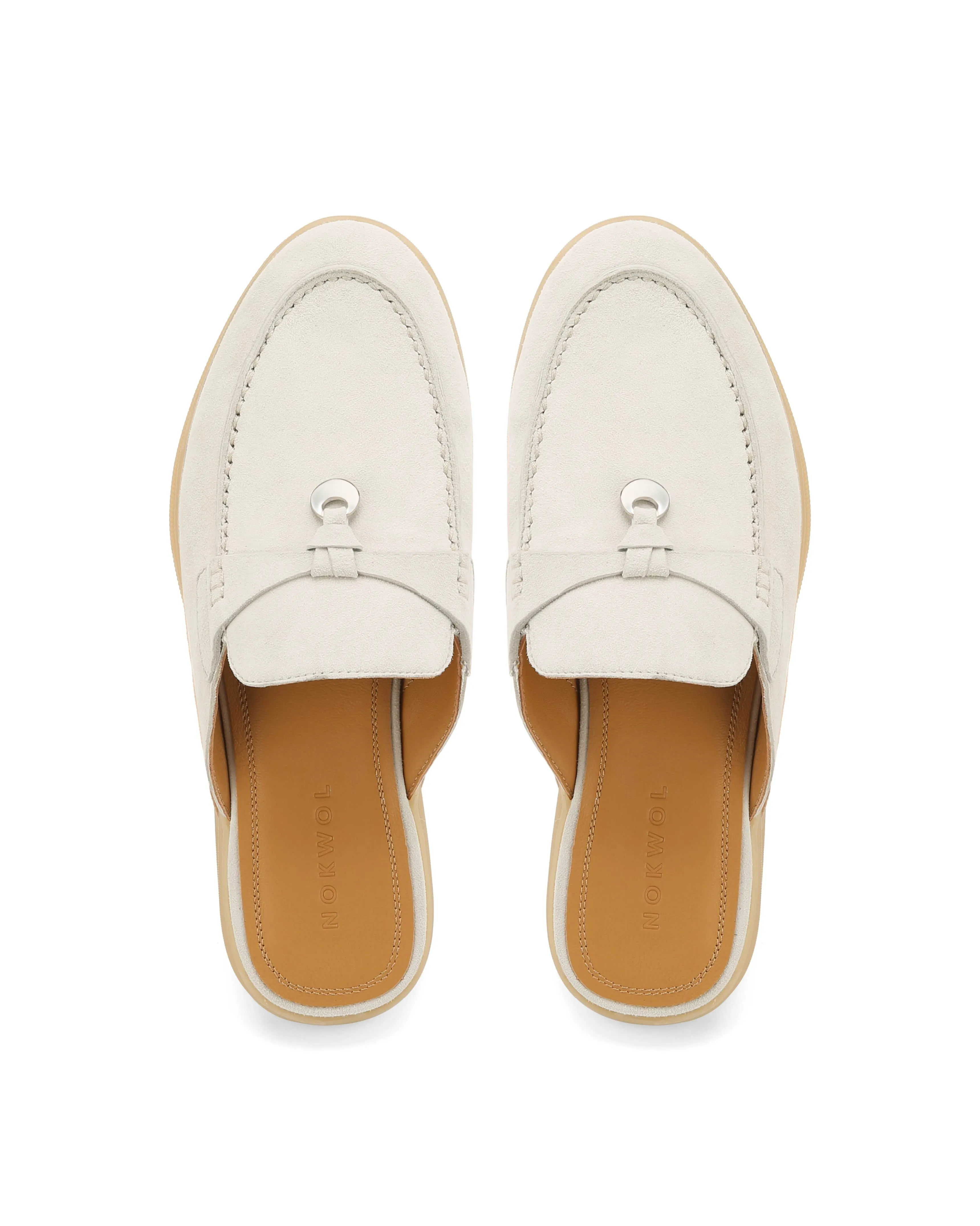 Jessie Off White Suede