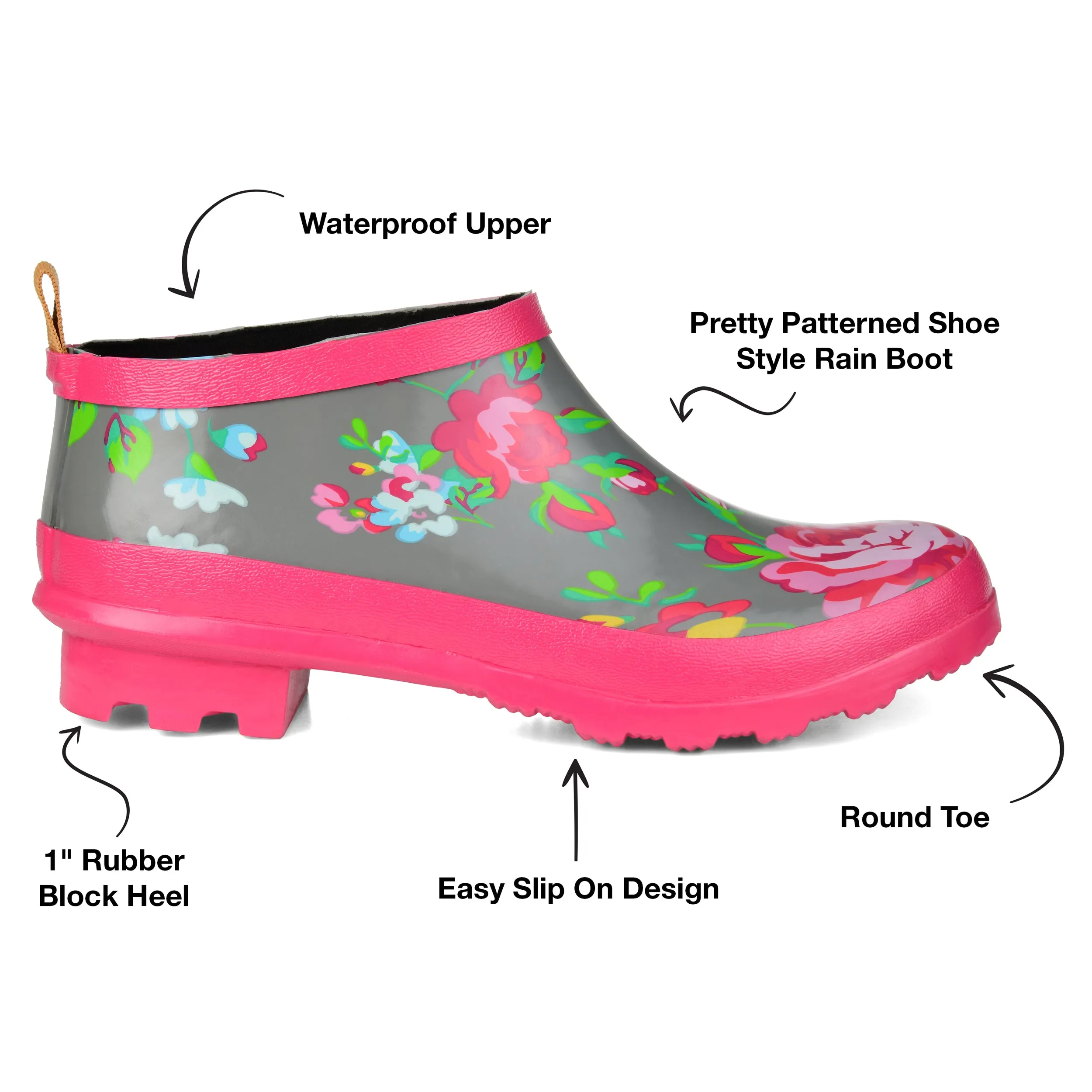 Journee Collection Women's Rainer Rainboot