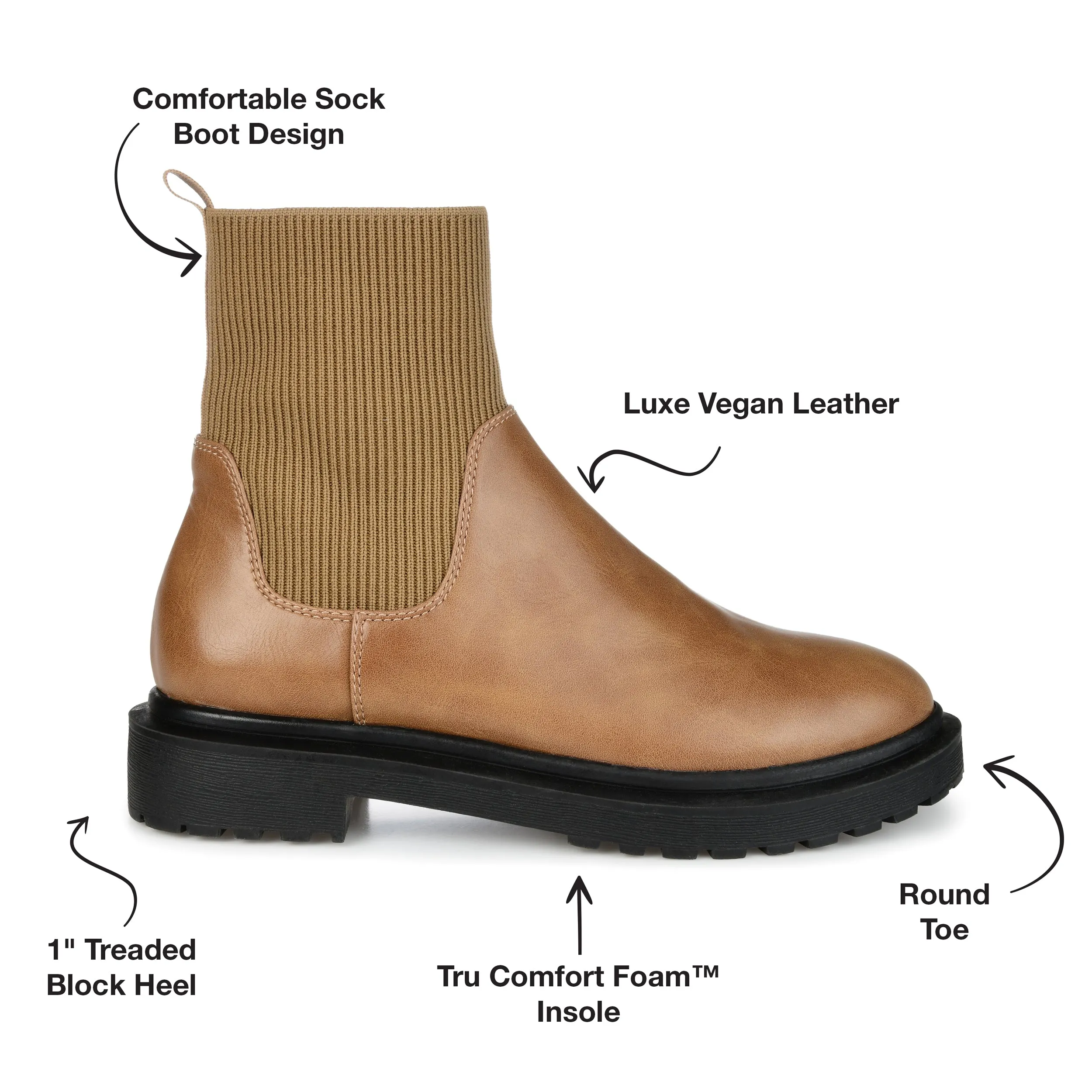 Journee Collection Women's Tru Comfort Foam Sabriel Bootie