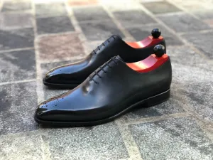 Kirkland - MTO - Black Calf - Red Sole - MGF Last - Single Leather Sole