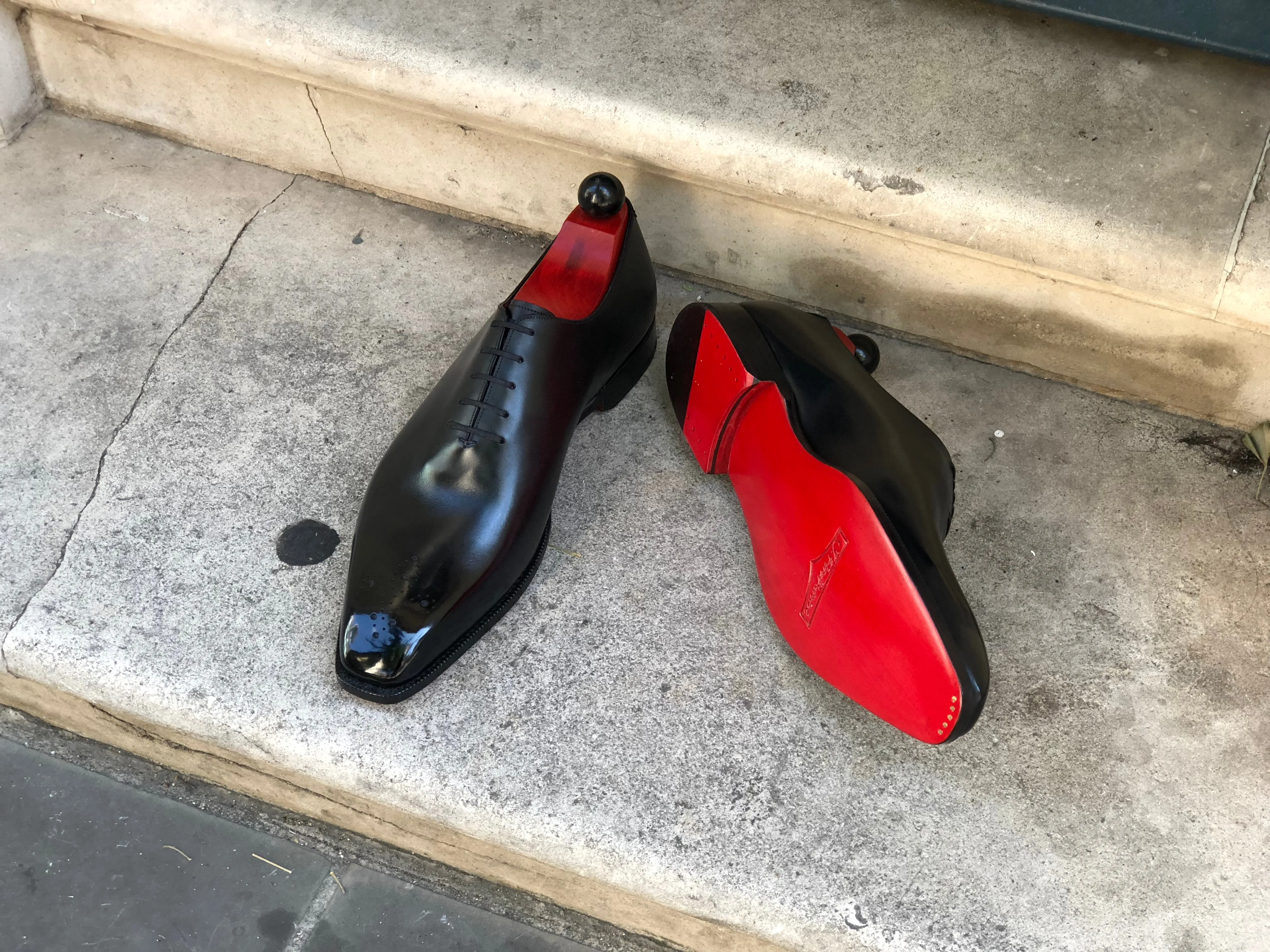 Kirkland - MTO - Black Calf - Red Sole - MGF Last - Single Leather Sole
