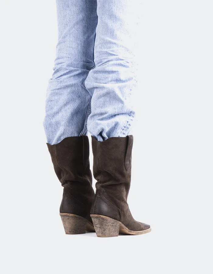 Lewisham Brown Suede