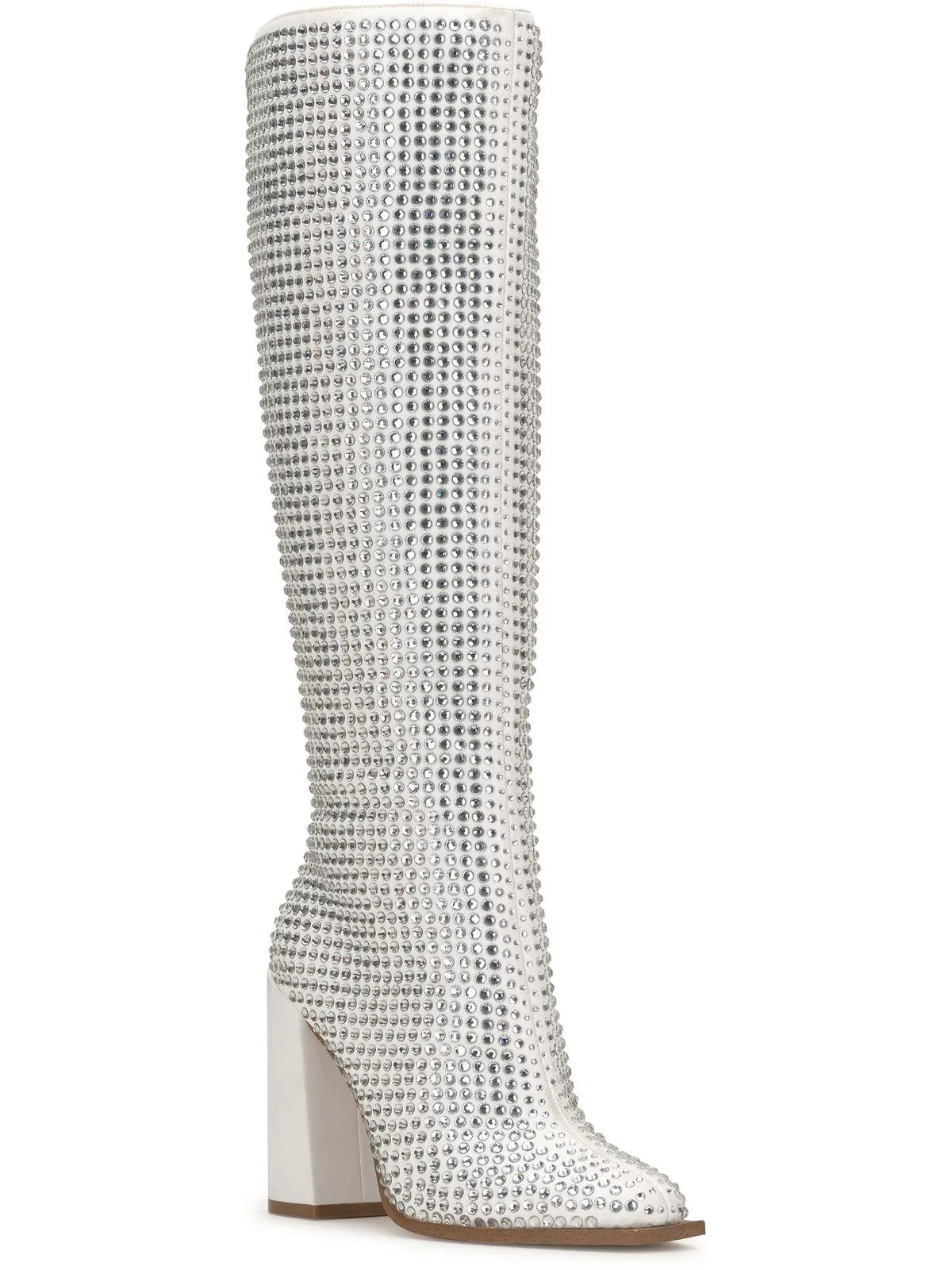 LOVELLY Womens Pull On Pointed TOe Knee-High Boots