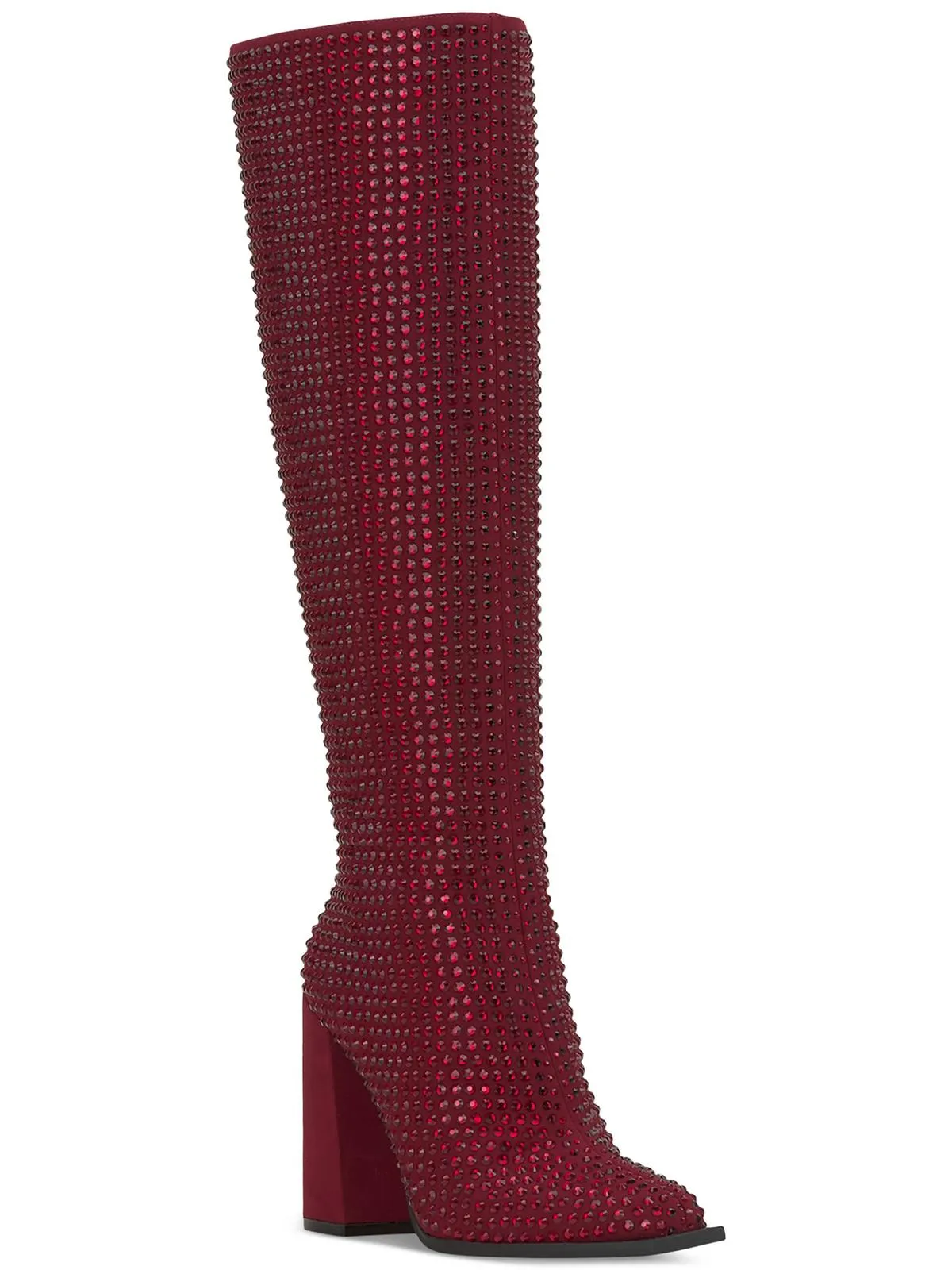 LOVELLY Womens Pull On Pointed TOe Knee-High Boots