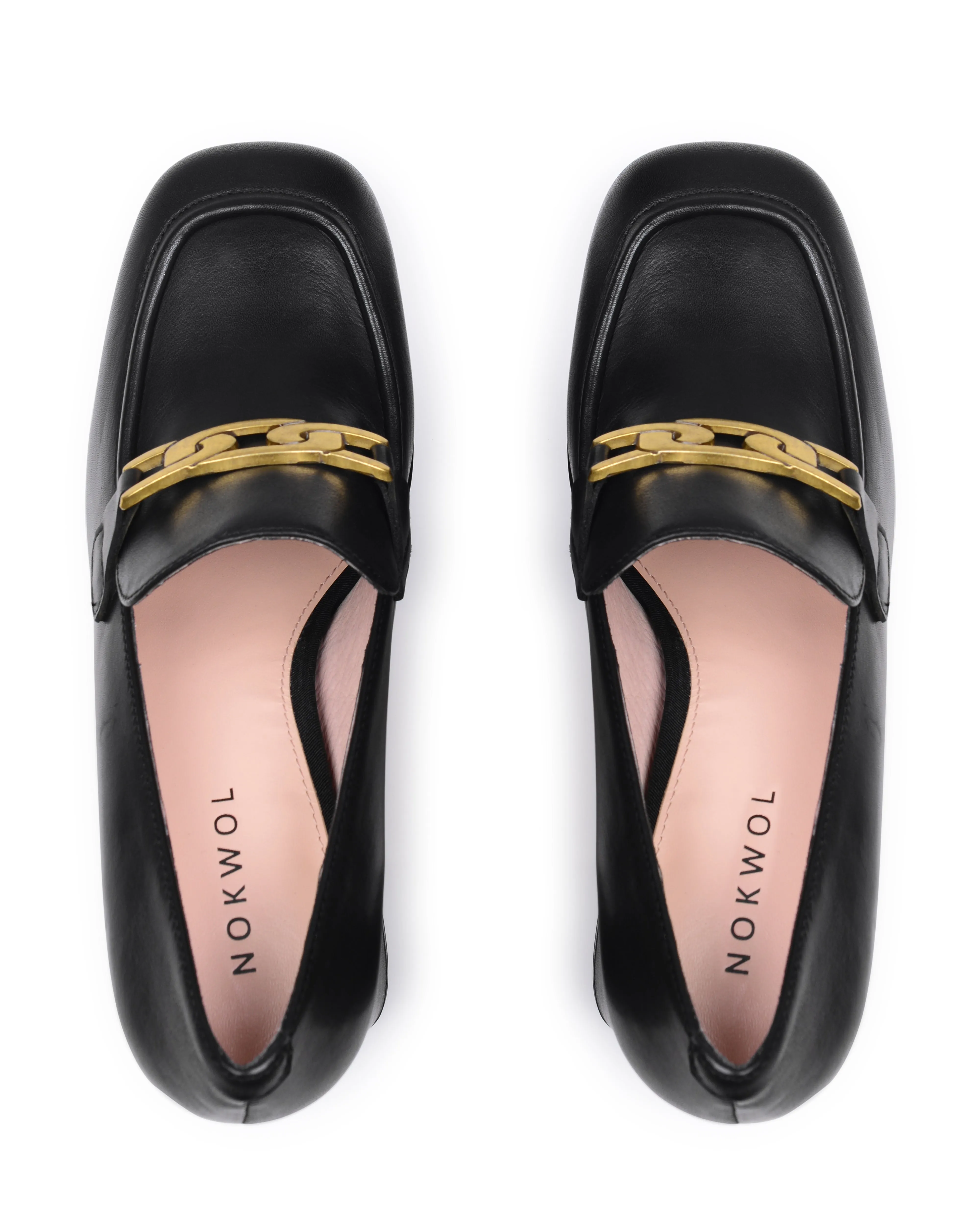 Lulu Black Waxy Leather