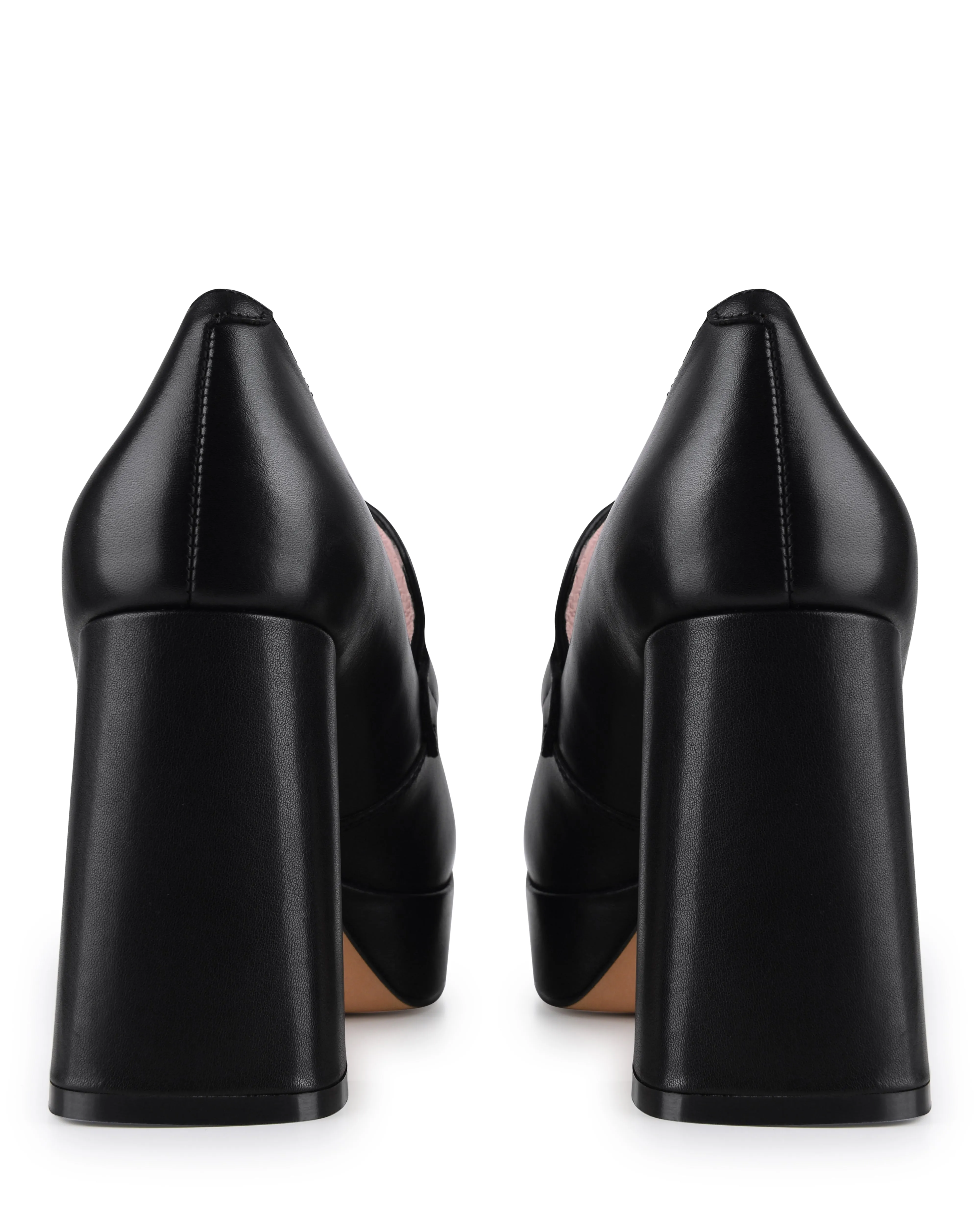 Lulu Black Waxy Leather