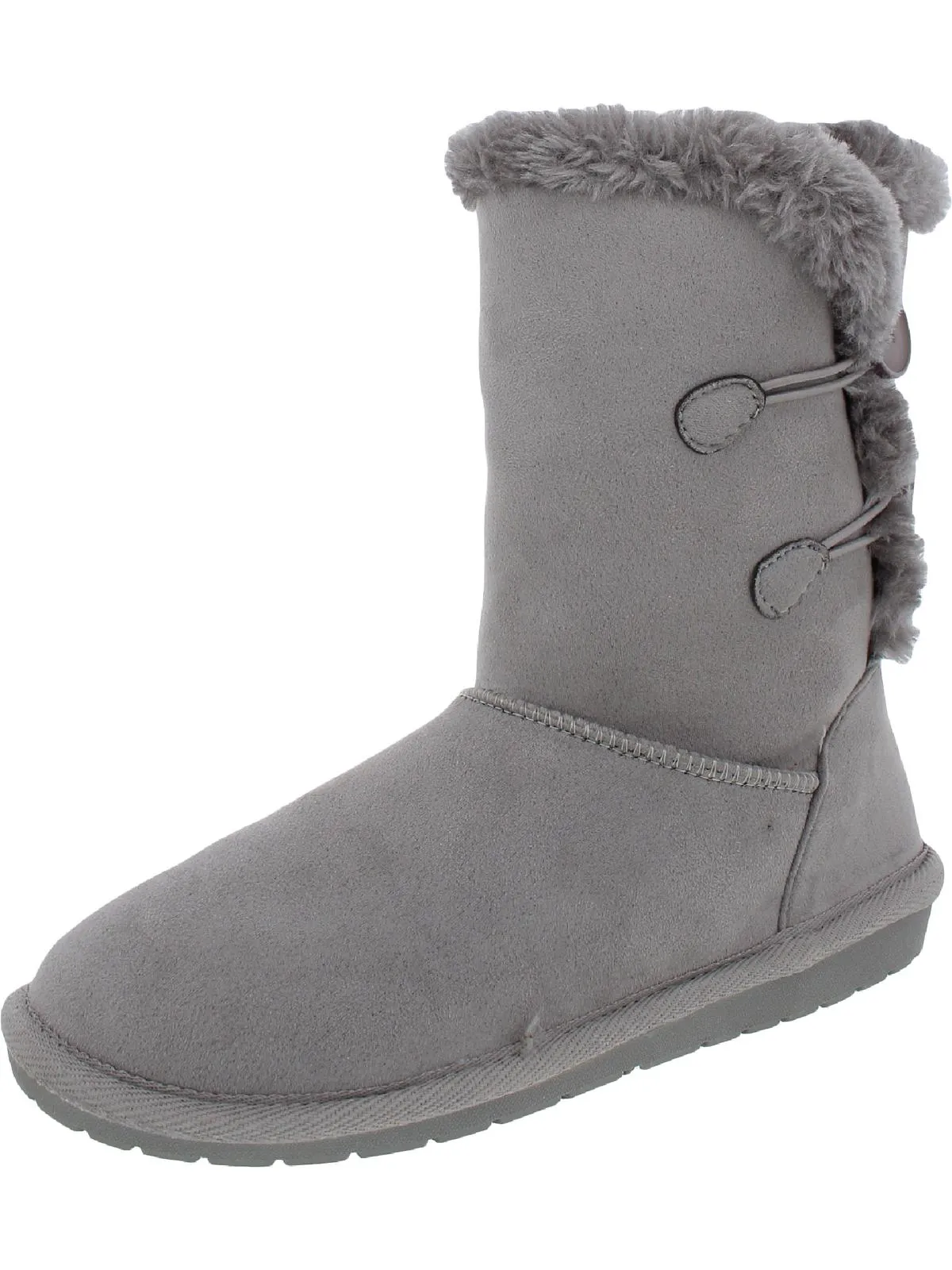 Marty Womens Faux Suede Cold Weather Winter & Snow Boots