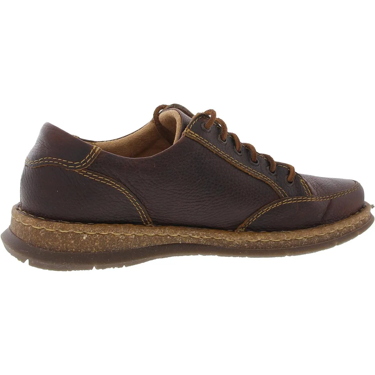 Mens Cushioned Footbed Leather Oxfords