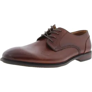 Mens Lace-Up Leather Oxfords