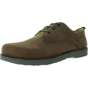 Mens Memory Foam Leather Oxfords