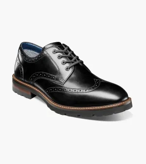 Men's Renegade Wingtip Oxford Shoes In Black