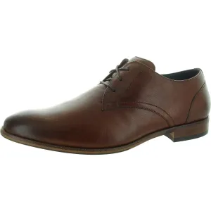 Mens Solid Leather Oxfords