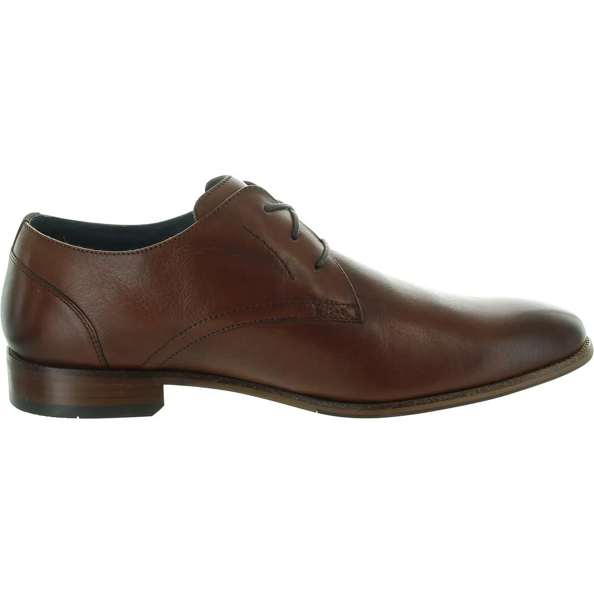 Mens Solid Leather Oxfords