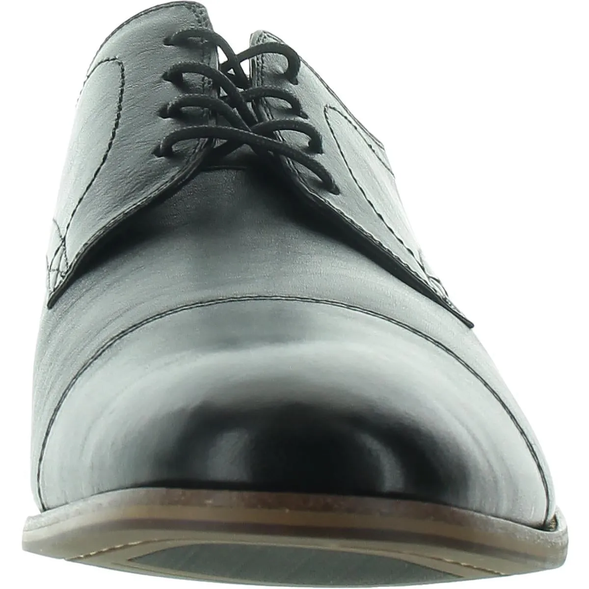 Mens Solid Leather Oxfords