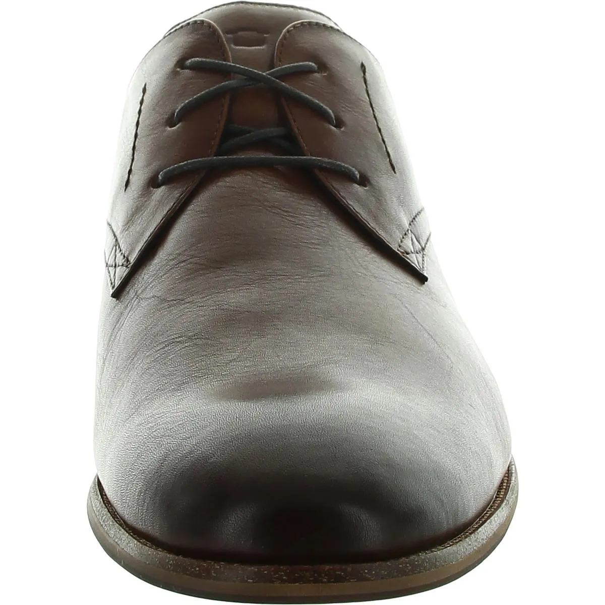 Mens Solid Leather Oxfords