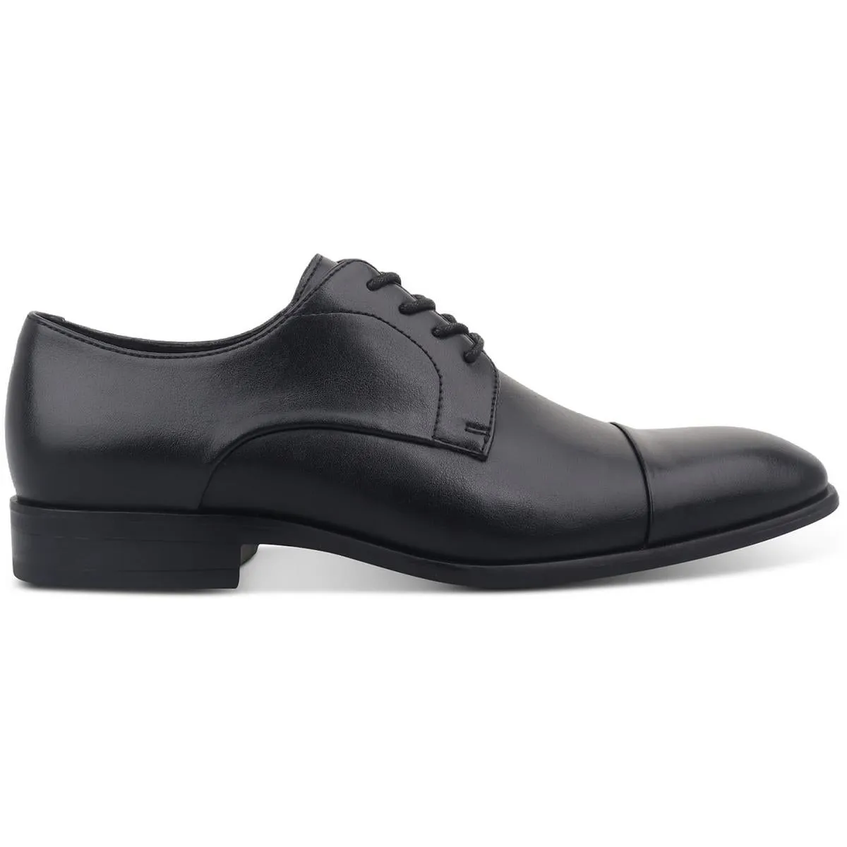Mens Toe Cap Faux Leather Oxfords