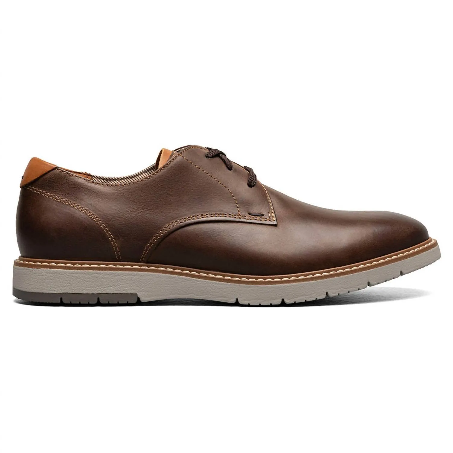 Men's Vibe Plain Toe Oxford Shoes - Medium Width In Brown
