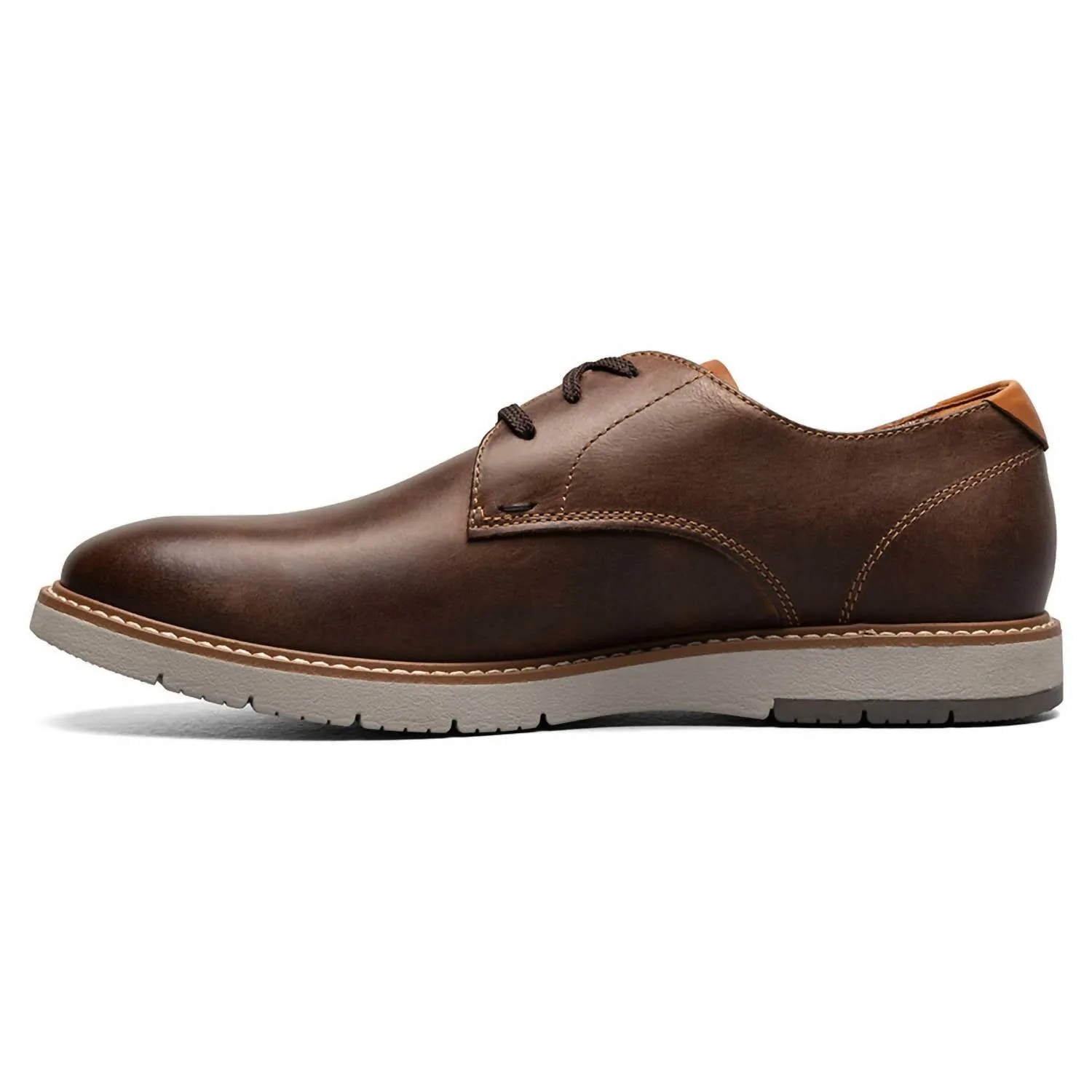 Men's Vibe Plain Toe Oxford Shoes - Medium Width In Brown
