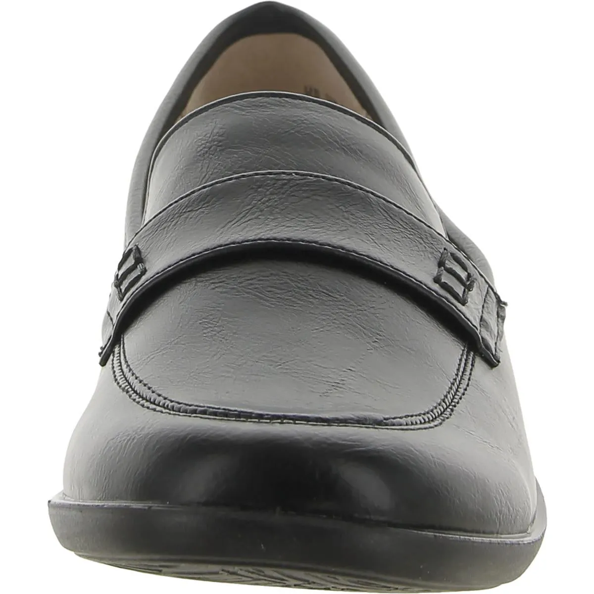 Nico Womens Faux Leather Slip On Loafers