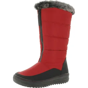 Nordic Womens Below the Knee Faux Fur Lined Winter Boots