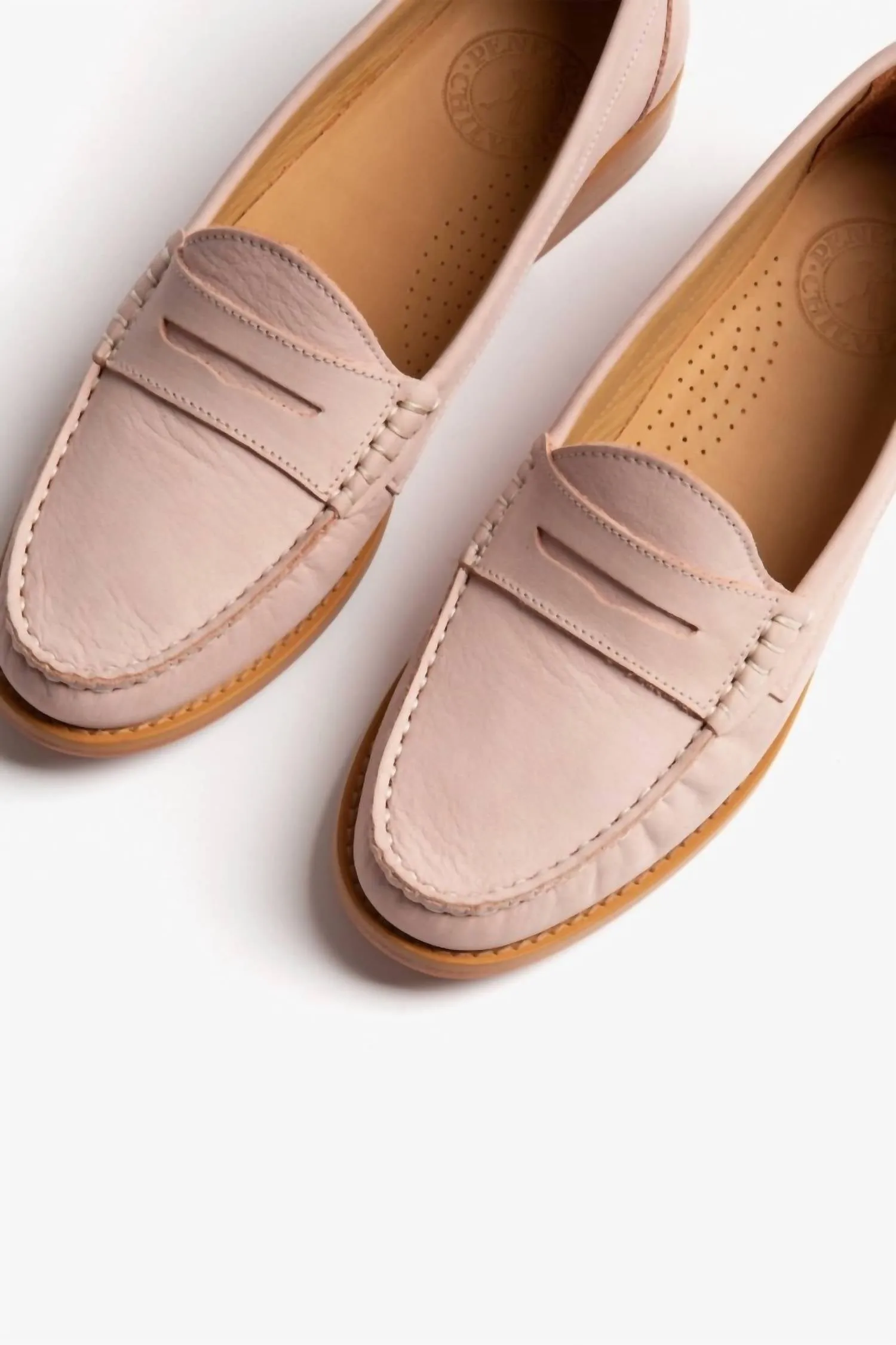 Nubuck Loafer In Powder Pink