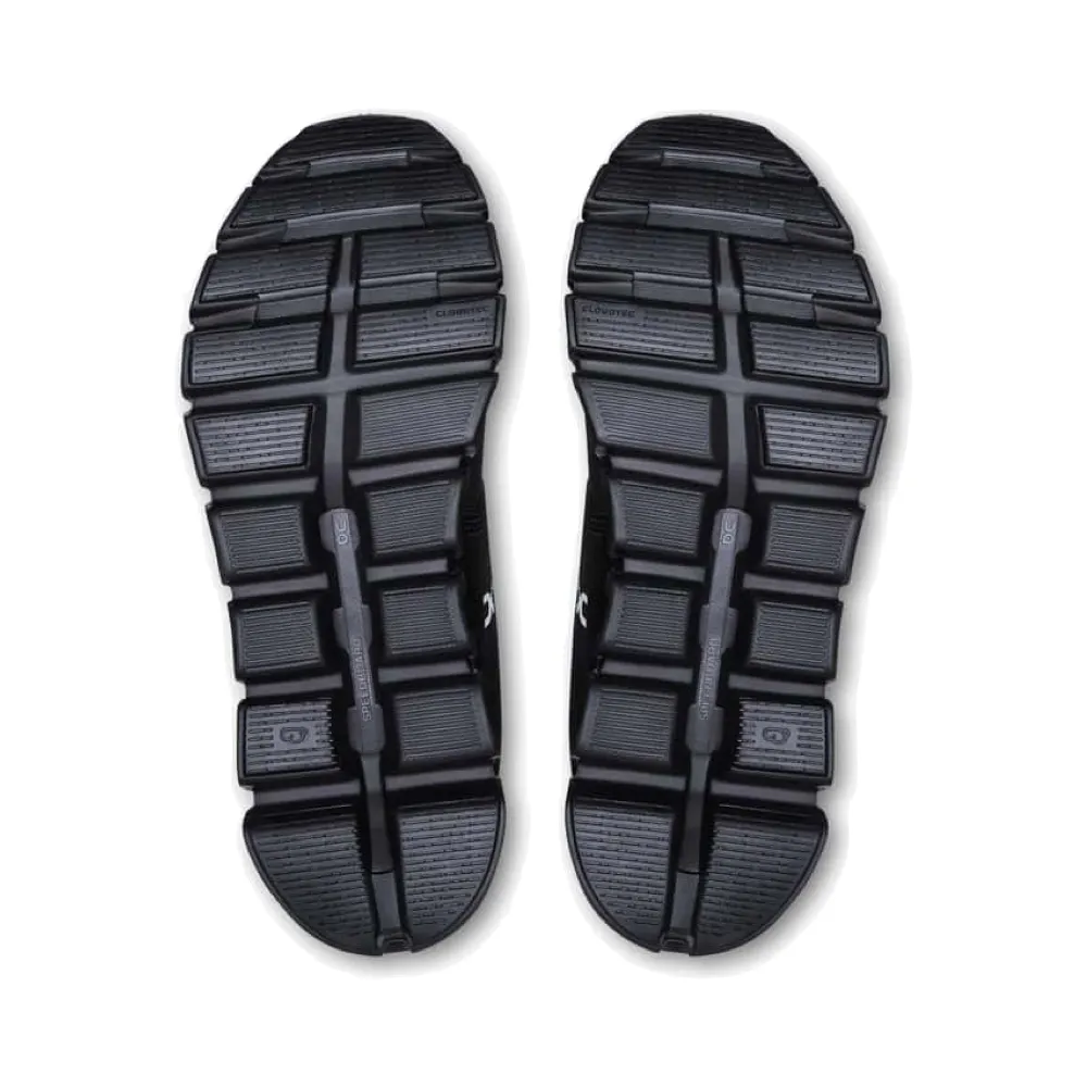 On Women's Cloud 6 Waterproof Sneaker in Black/Black