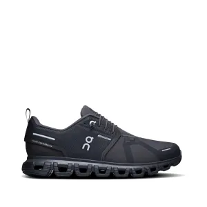 On Women's Cloud 6 Waterproof Sneaker in Black/Black