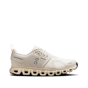On Women's Cloud 6 Waterproof Sneaker in Pearl/Cream