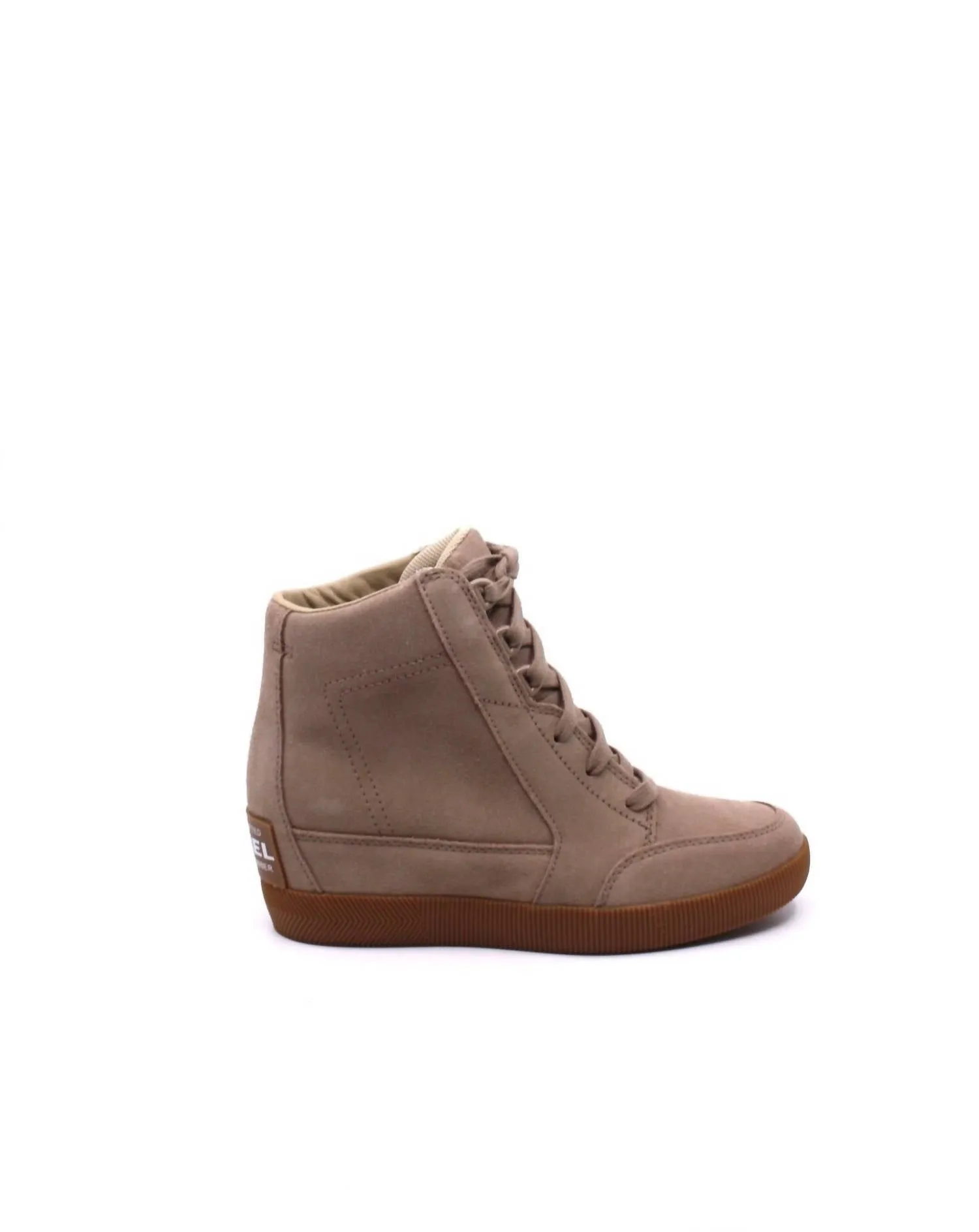 Out 'n About Wedge Omega In Taupe/gum