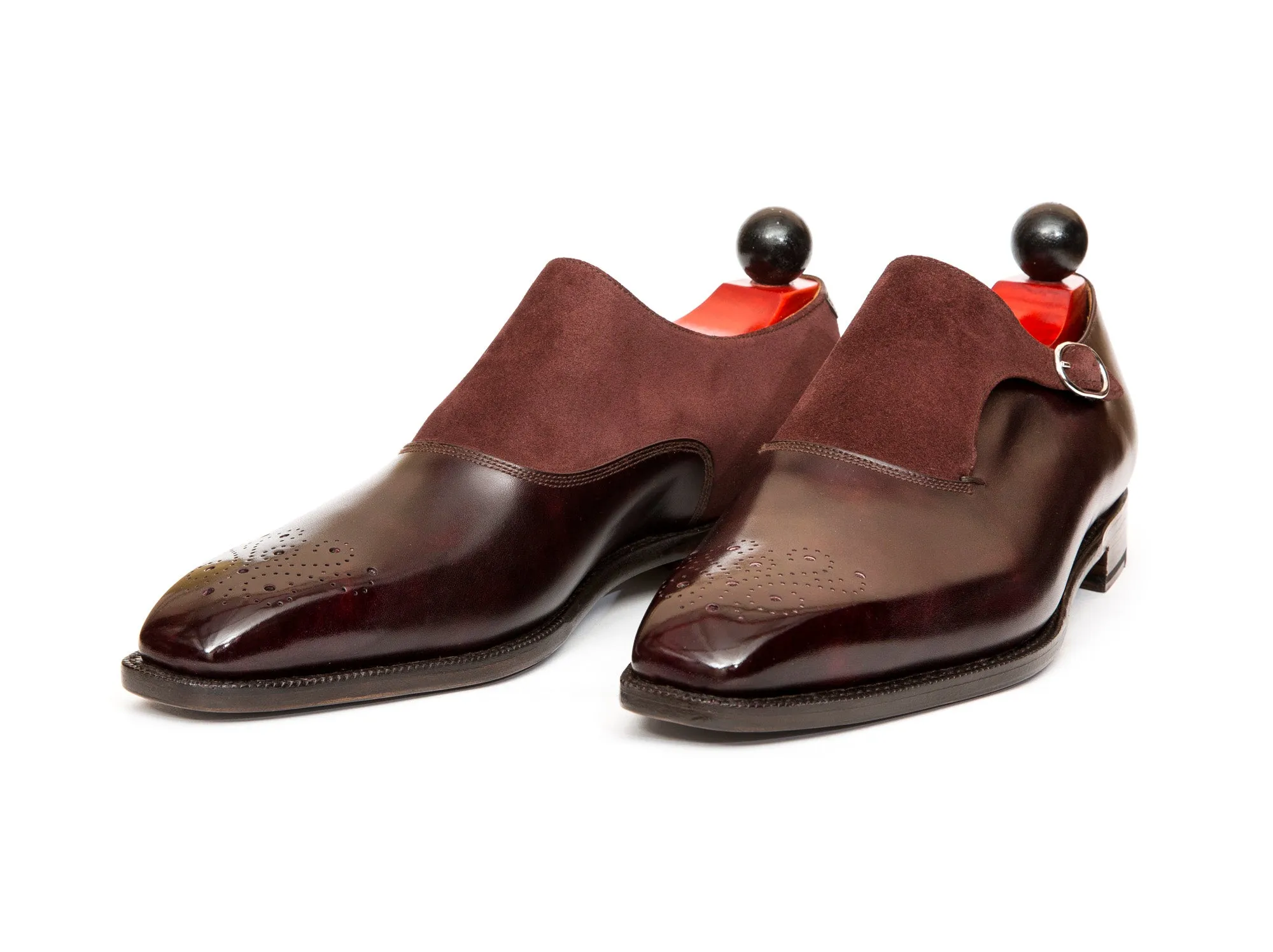 Overlake - MTO - Sangria Calf / Burgundy Suede