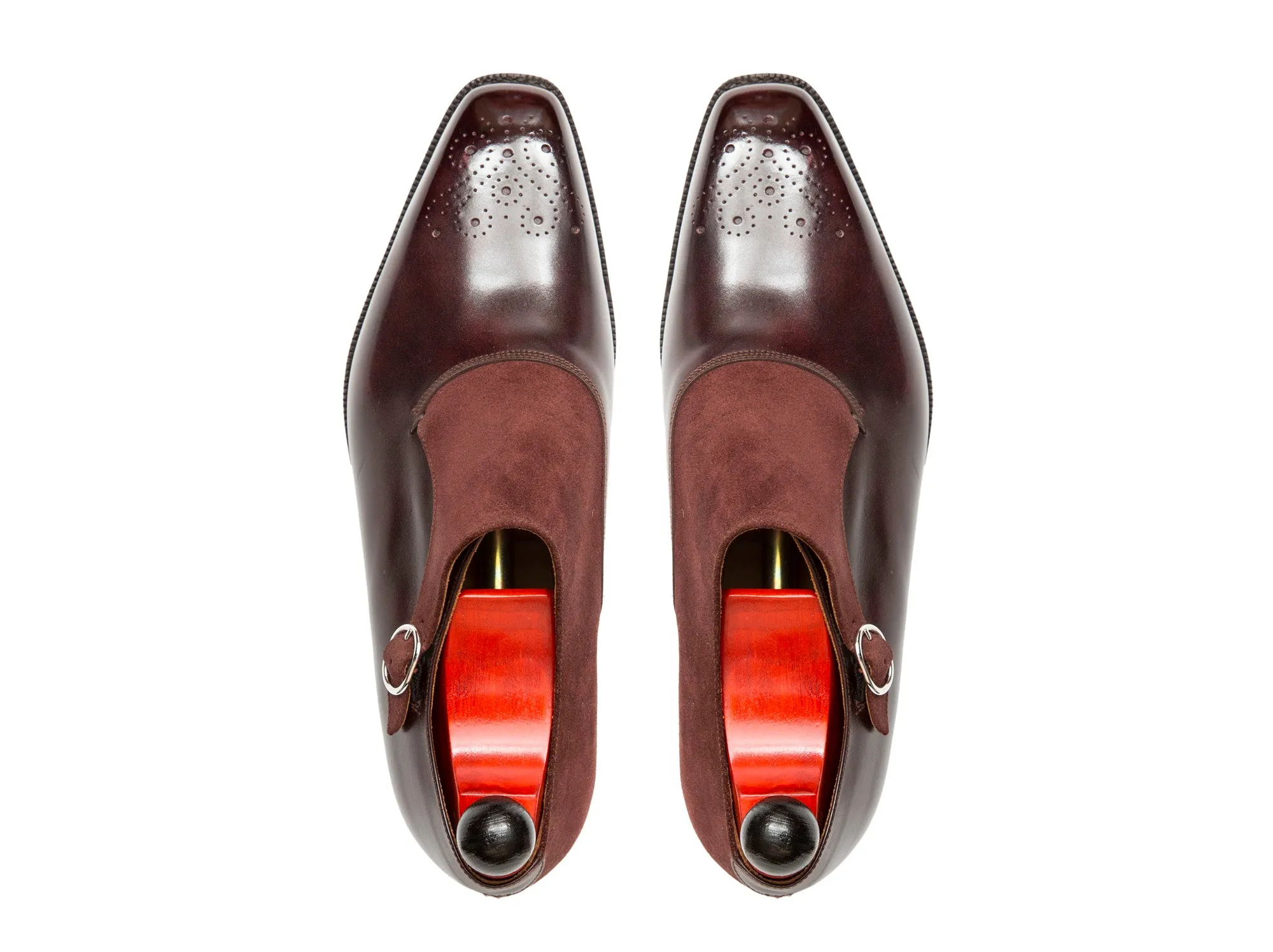 Overlake - MTO - Sangria Calf / Burgundy Suede