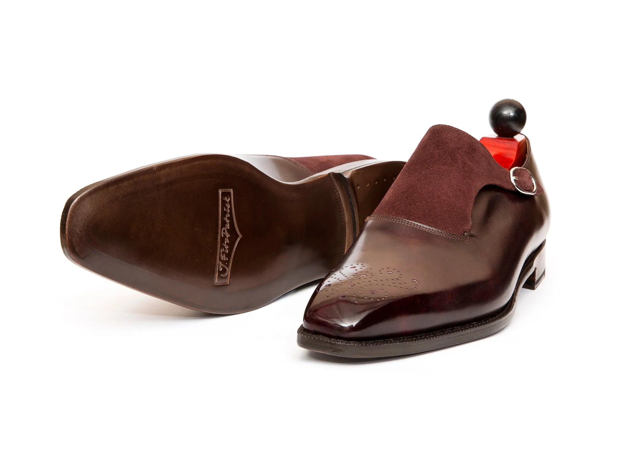 Overlake - MTO - Sangria Calf / Burgundy Suede