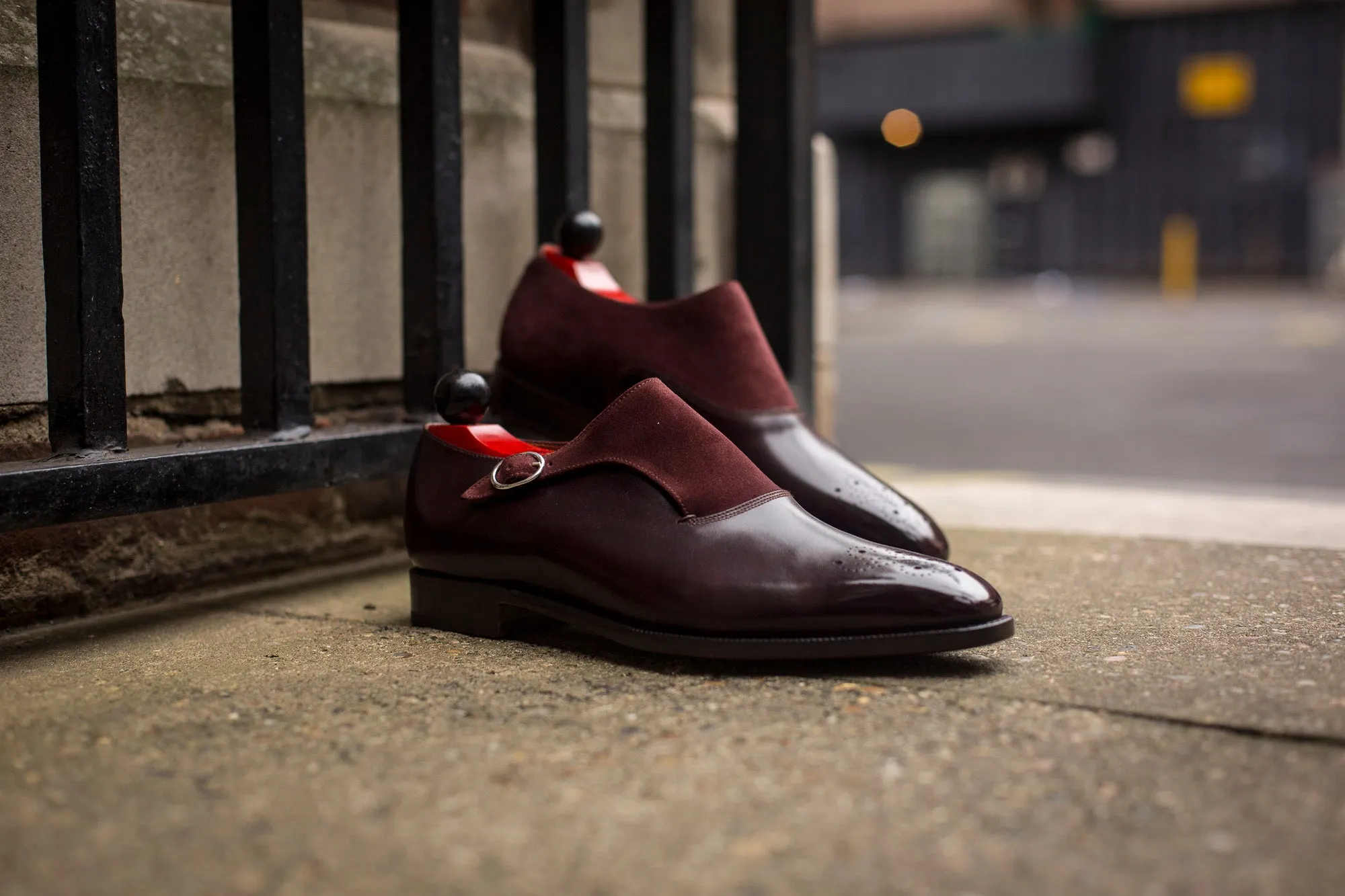 Overlake - MTO - Sangria Calf / Burgundy Suede