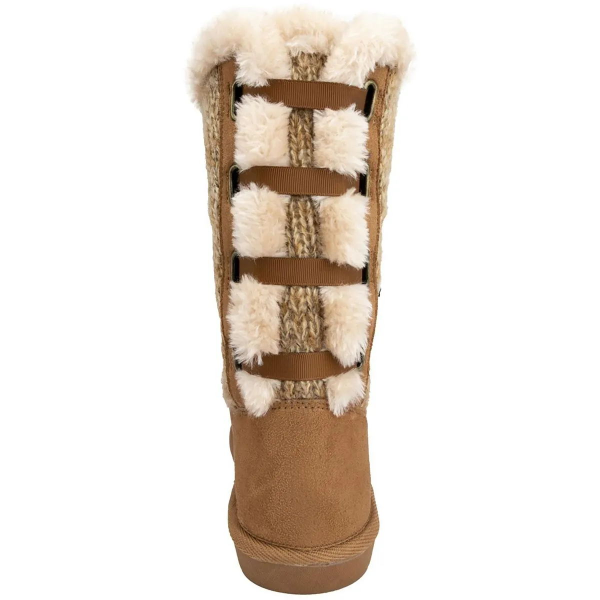 Panthea 2 Womens Faux Suede Knit Winter & Snow Boots