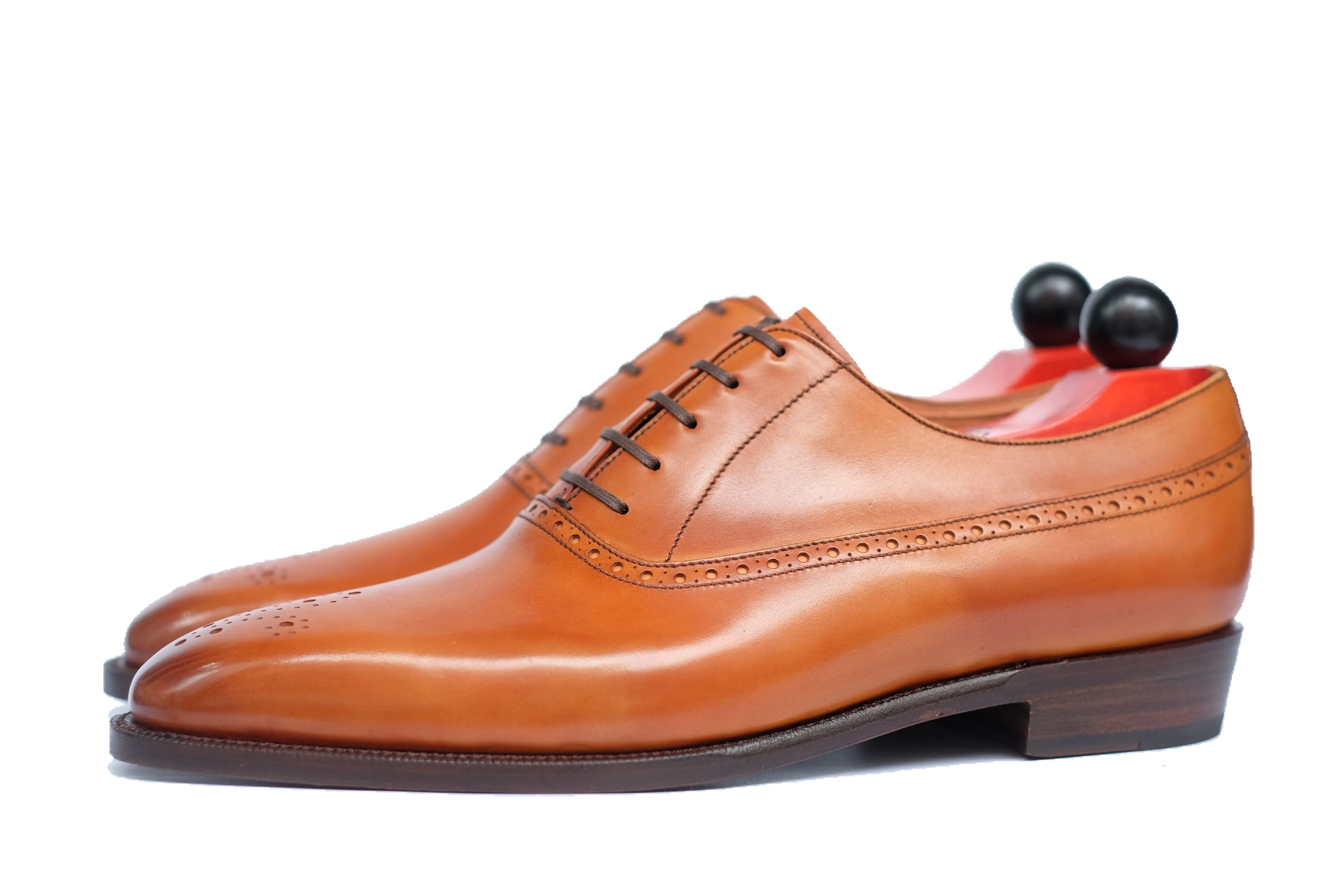 Parkwood - MTO - Golden Burnished Tan Calf - LPB Last - Single Leather Sole