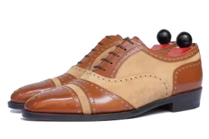 Phillips - Maple Calf / Beige Suede