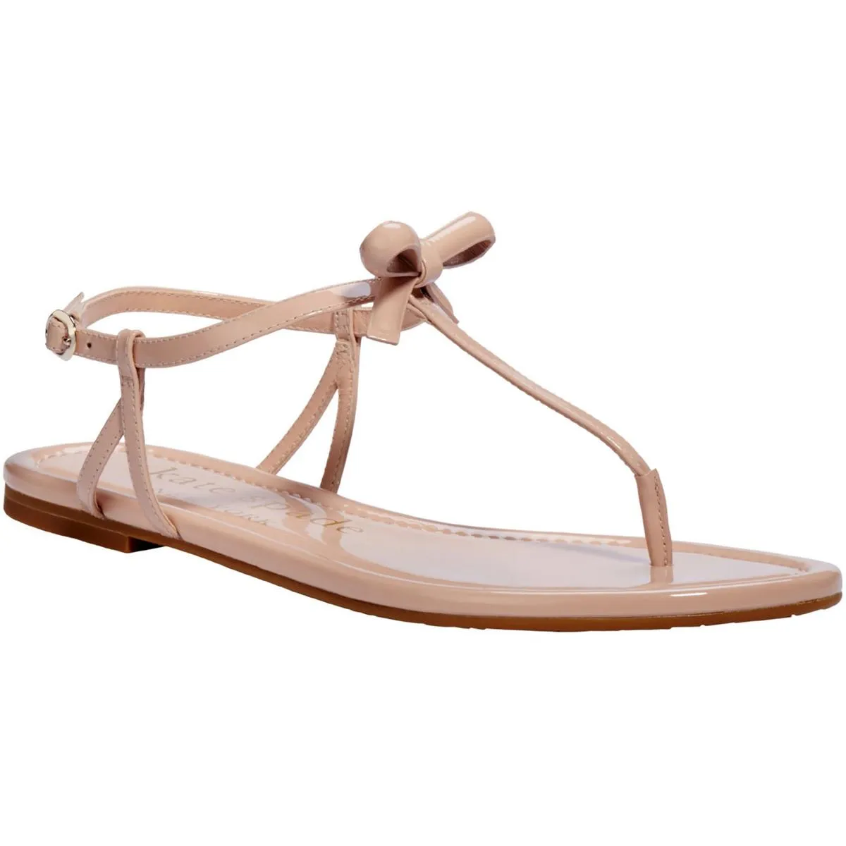 Piazza Womens Leather Metallic Thong Sandals