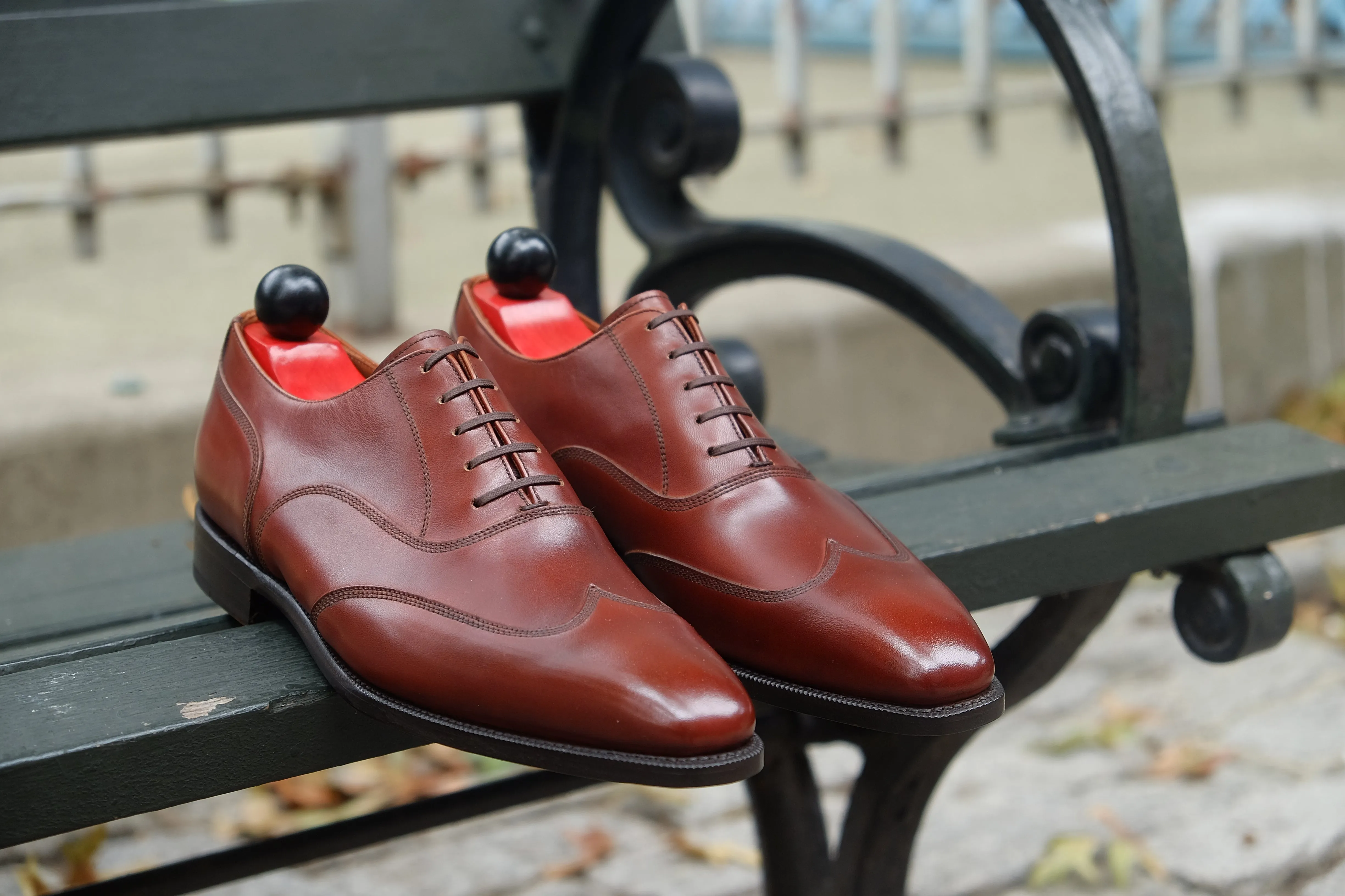 Pullman - MTO - Auburn Calf - LPB Last - Single Leather Sole