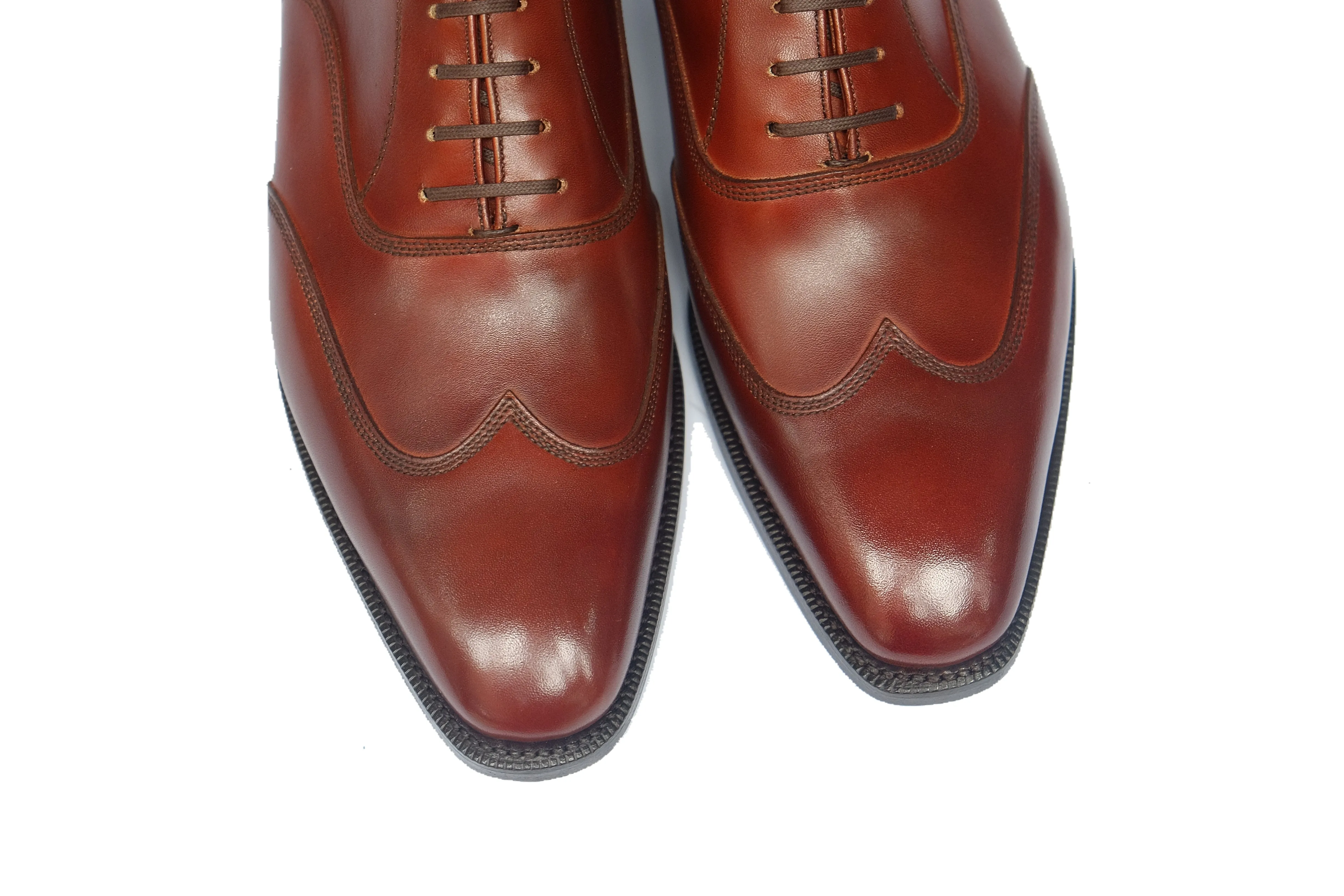 Pullman - MTO - Auburn Calf - LPB Last - Single Leather Sole