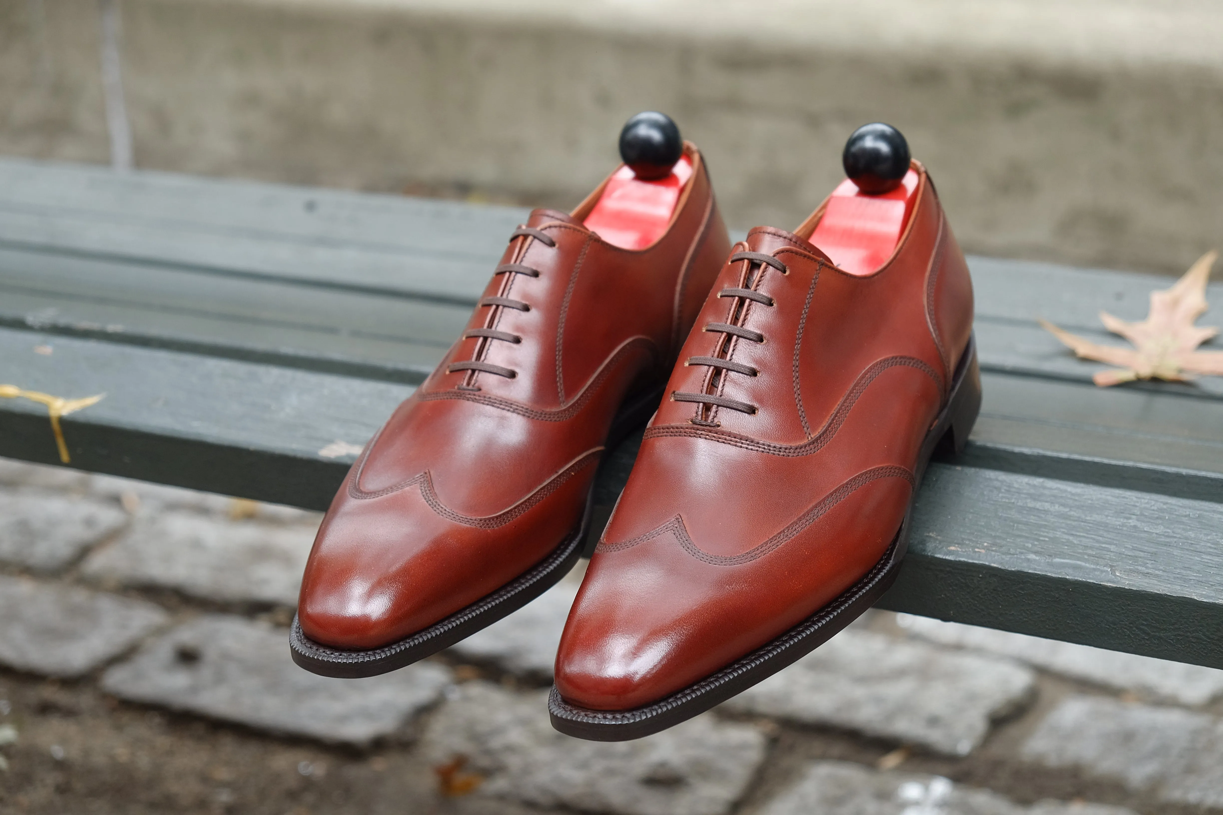 Pullman - MTO - Auburn Calf - LPB Last - Single Leather Sole